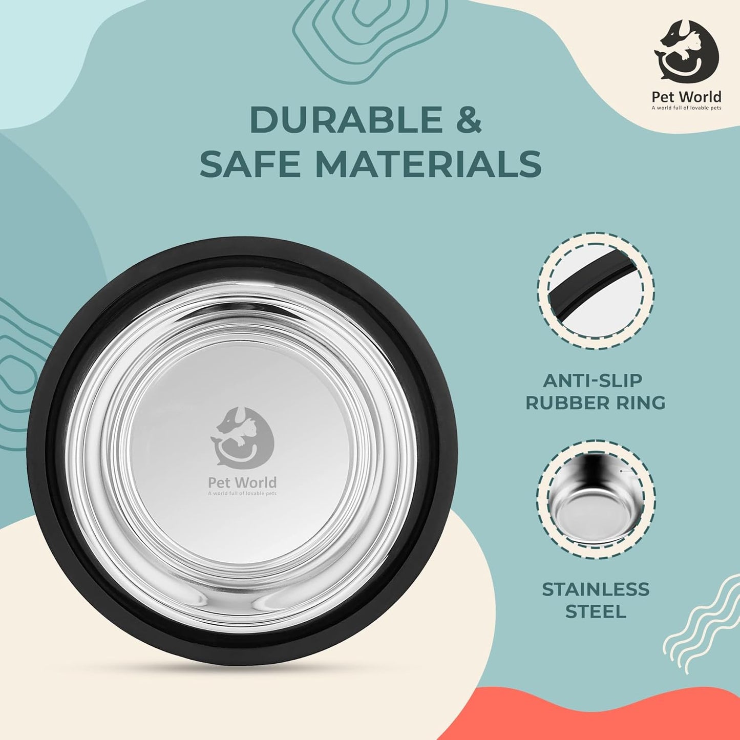 stainless steel dog bowls