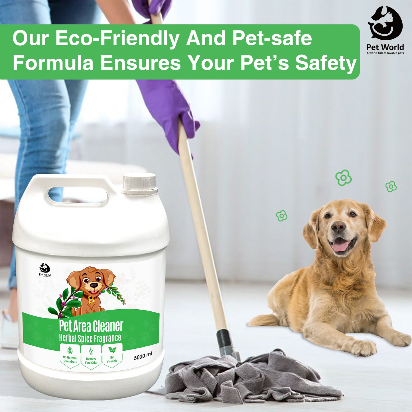 pet safe area cleaner