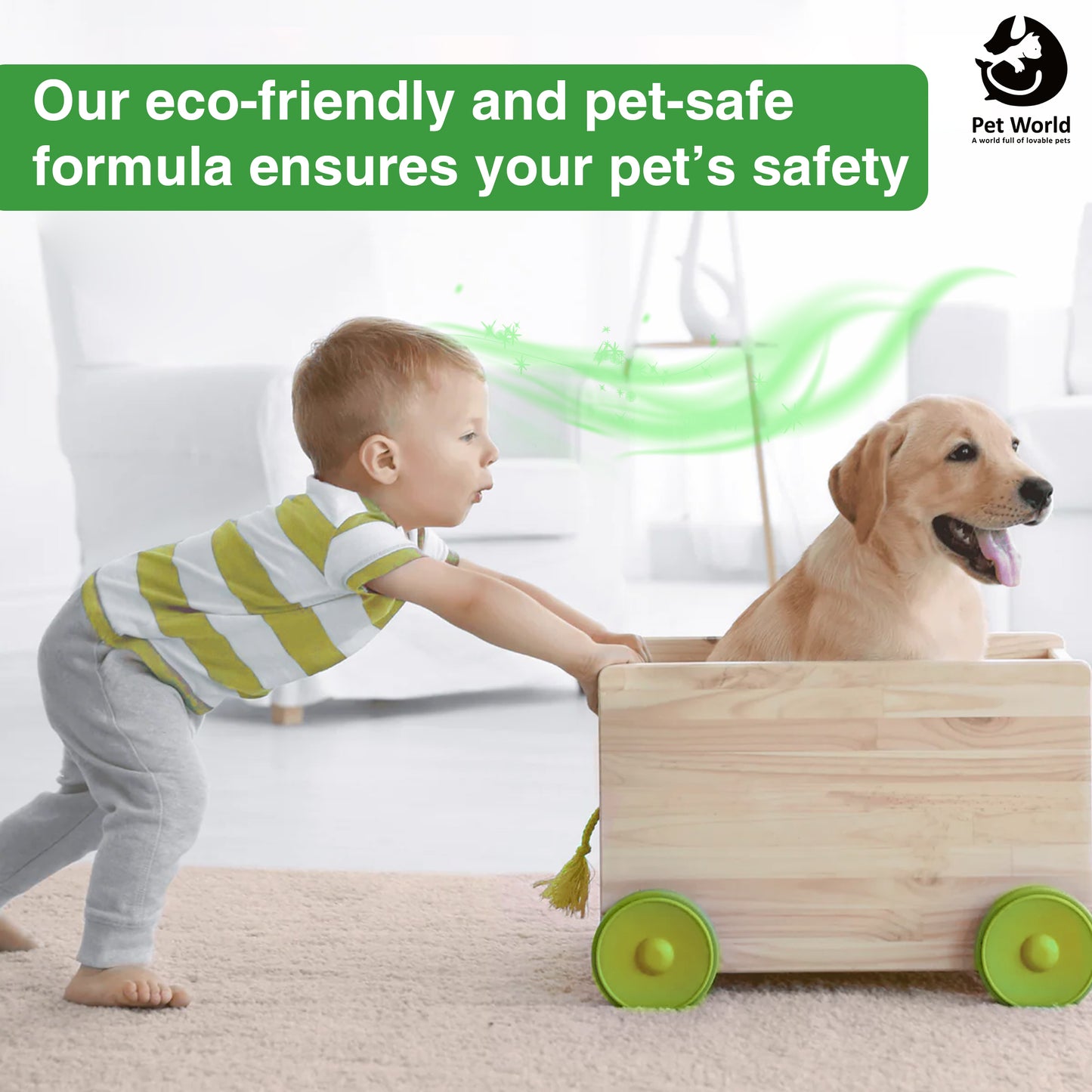 Eco friendly pet area freshener