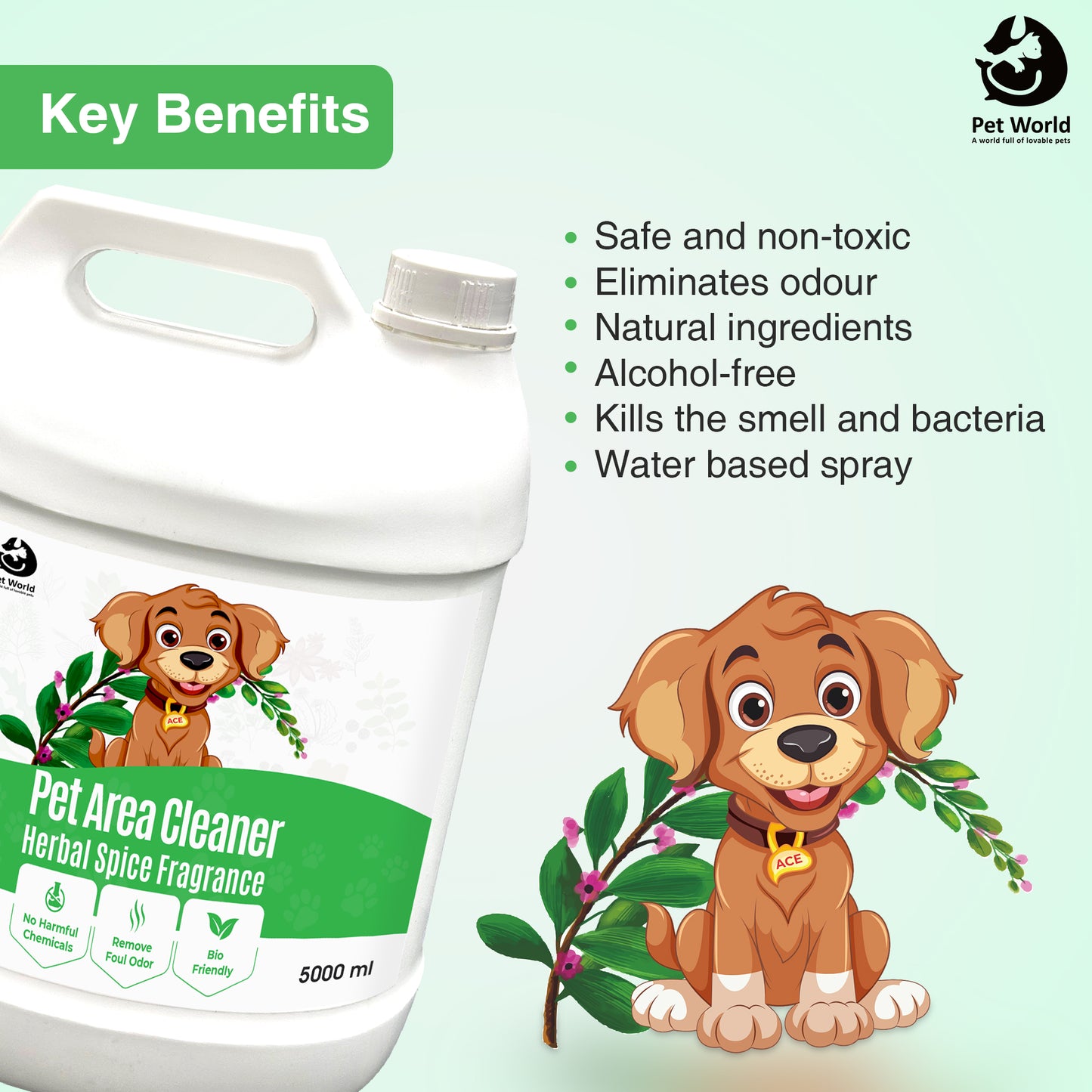 Key benefits of pet area cleaner