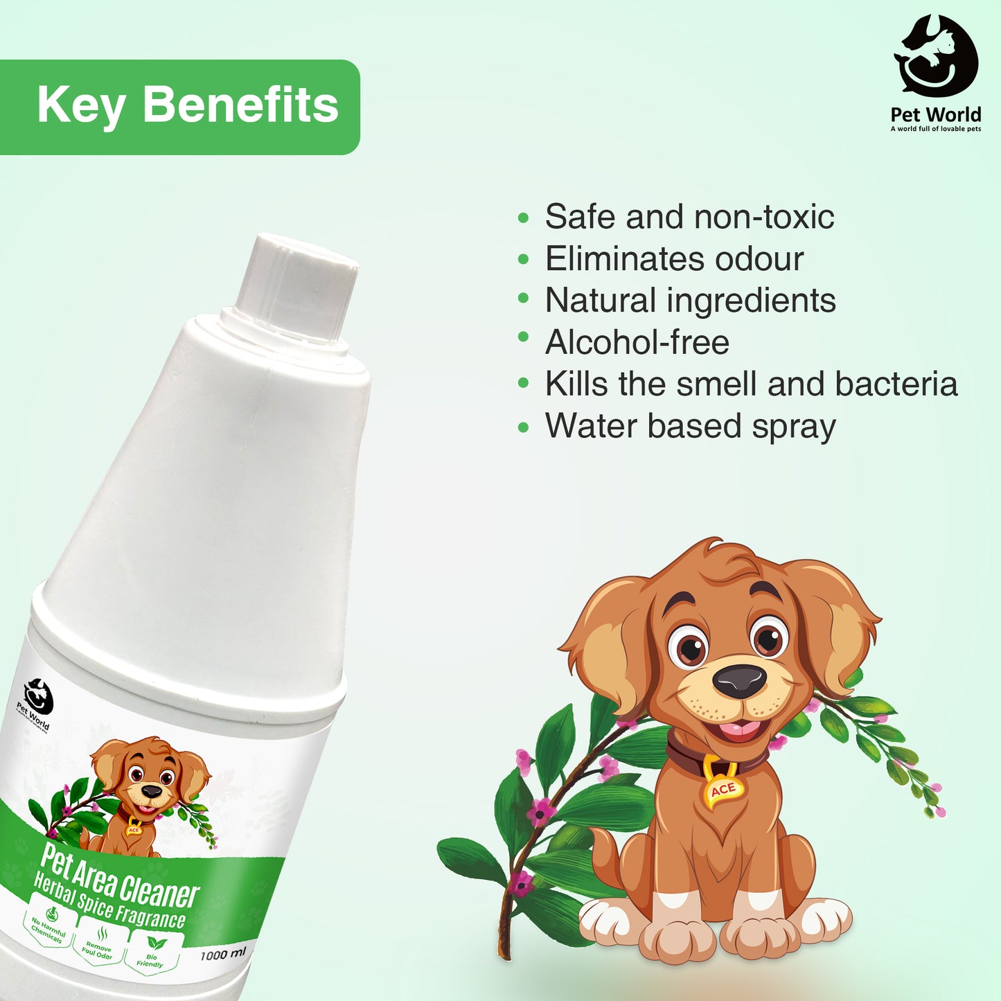 Benefits of pet area cleaner