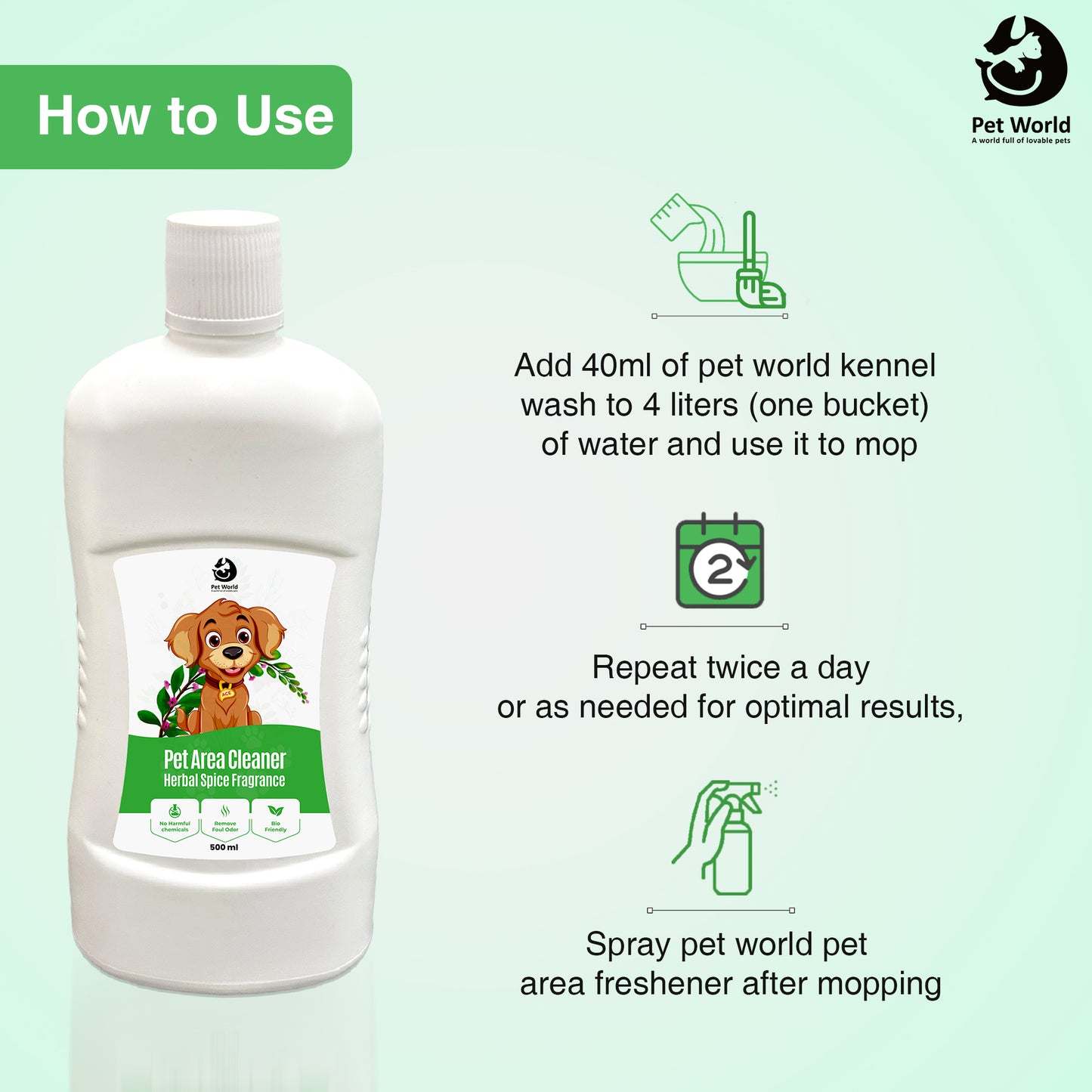 pet friendly area cleaner