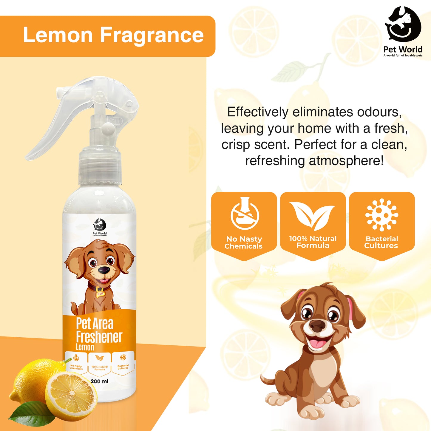 Lemon fragrance area freshener