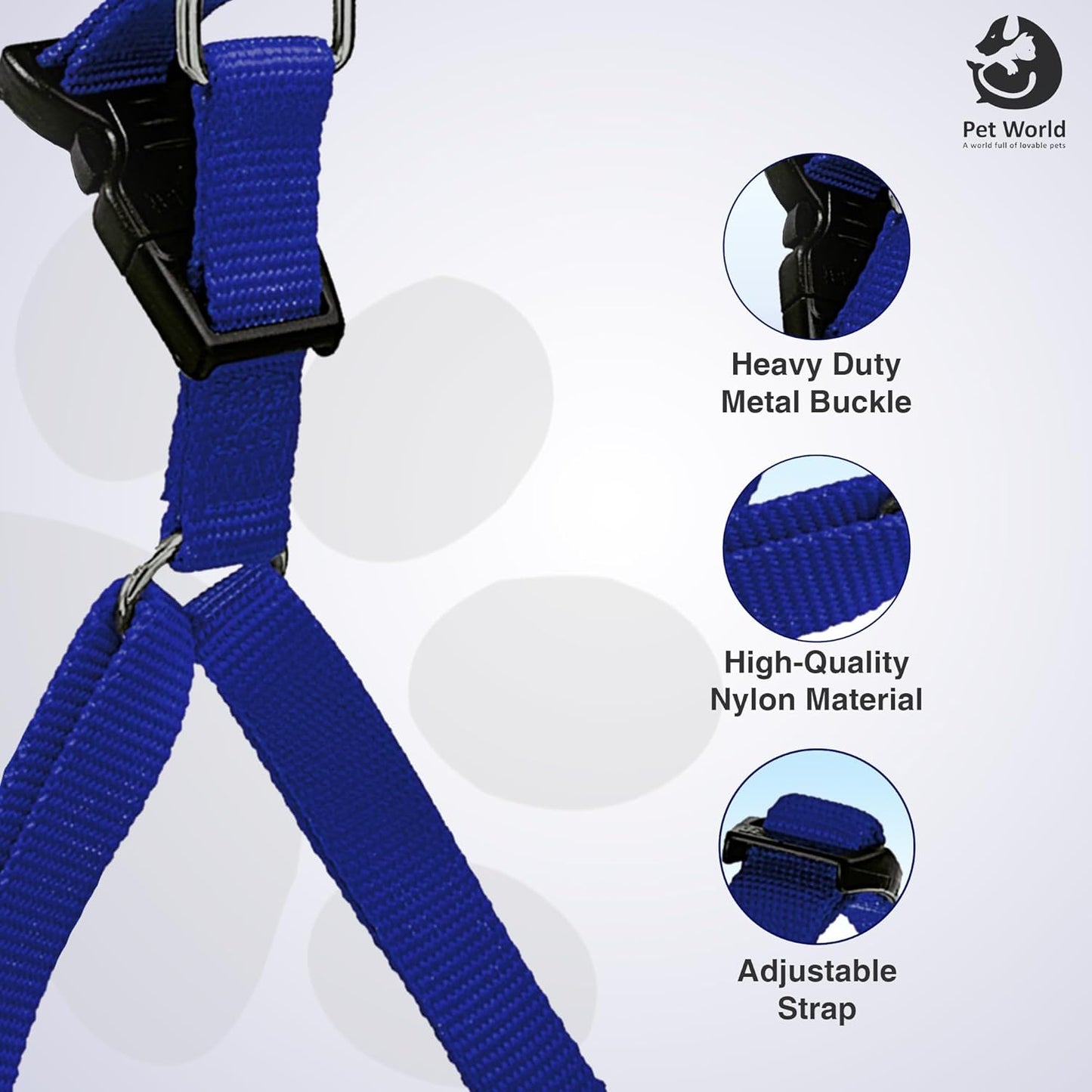 Tailworld Soft Nylon Dog Harness - Large