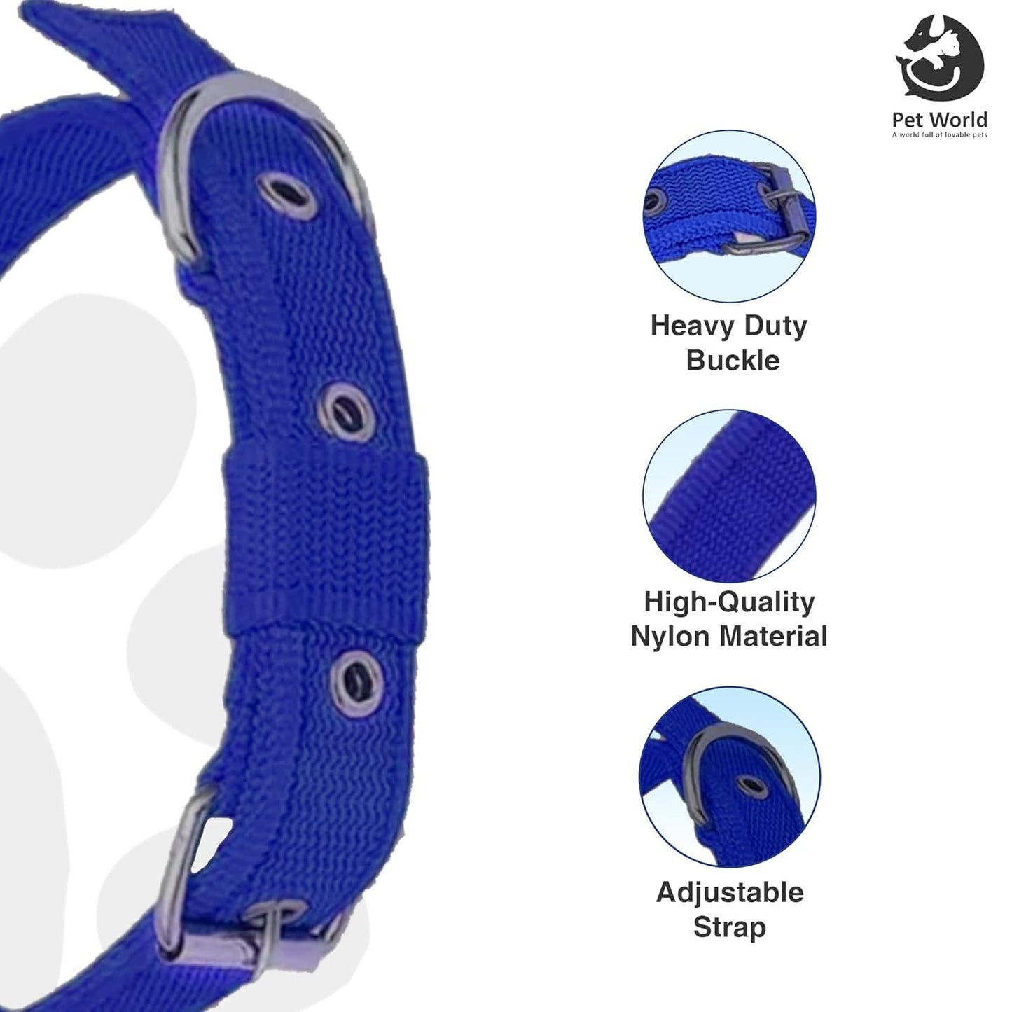 Tailworld Soft Nylon Dog Harness - Blue