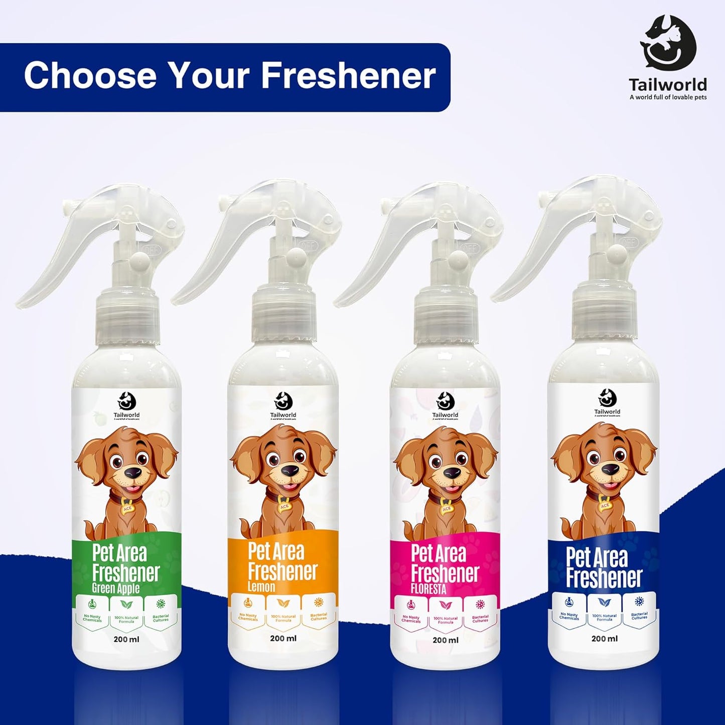 Tailworld Pet Area Freshener - No Flavour (200ml)