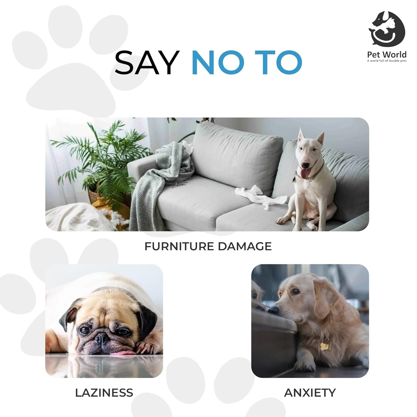 say no to furniture damages, laziness