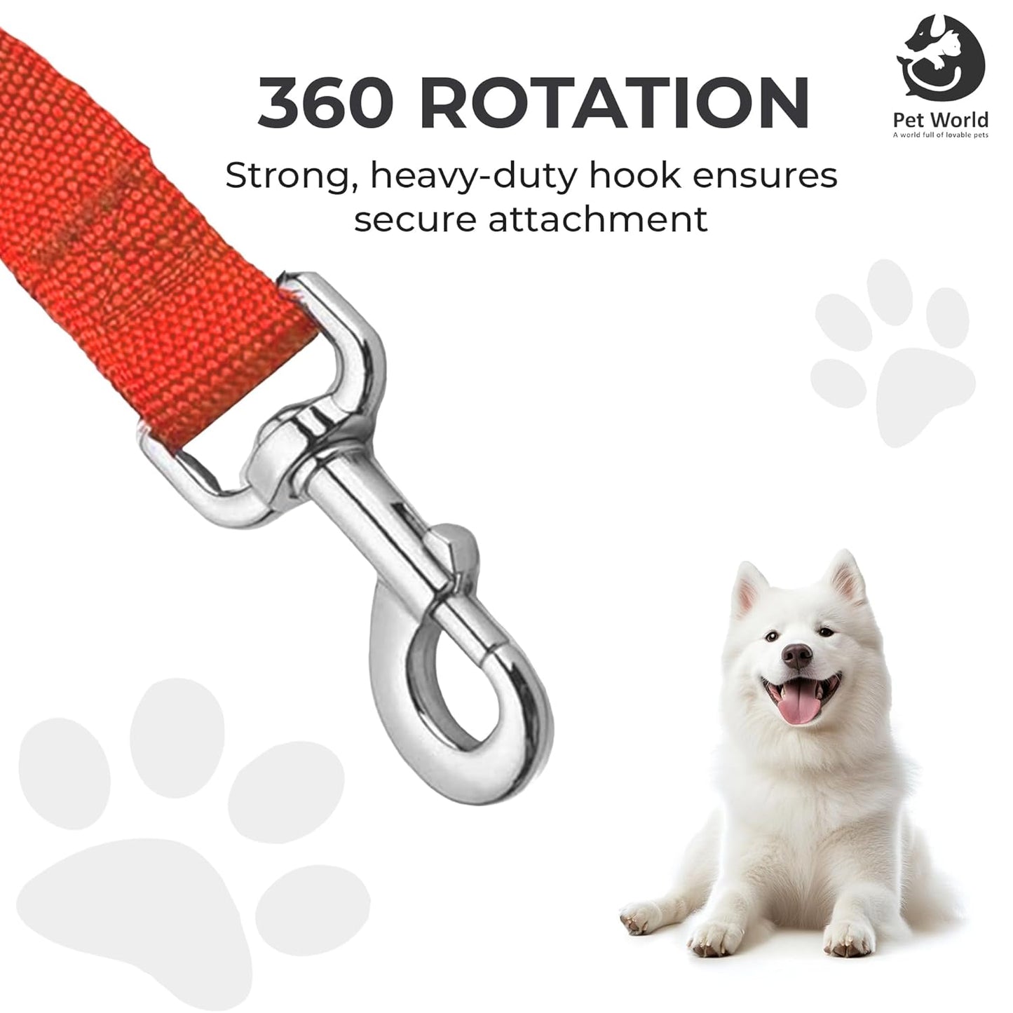 Tailworld Soft Nylon Dog Harness - Red