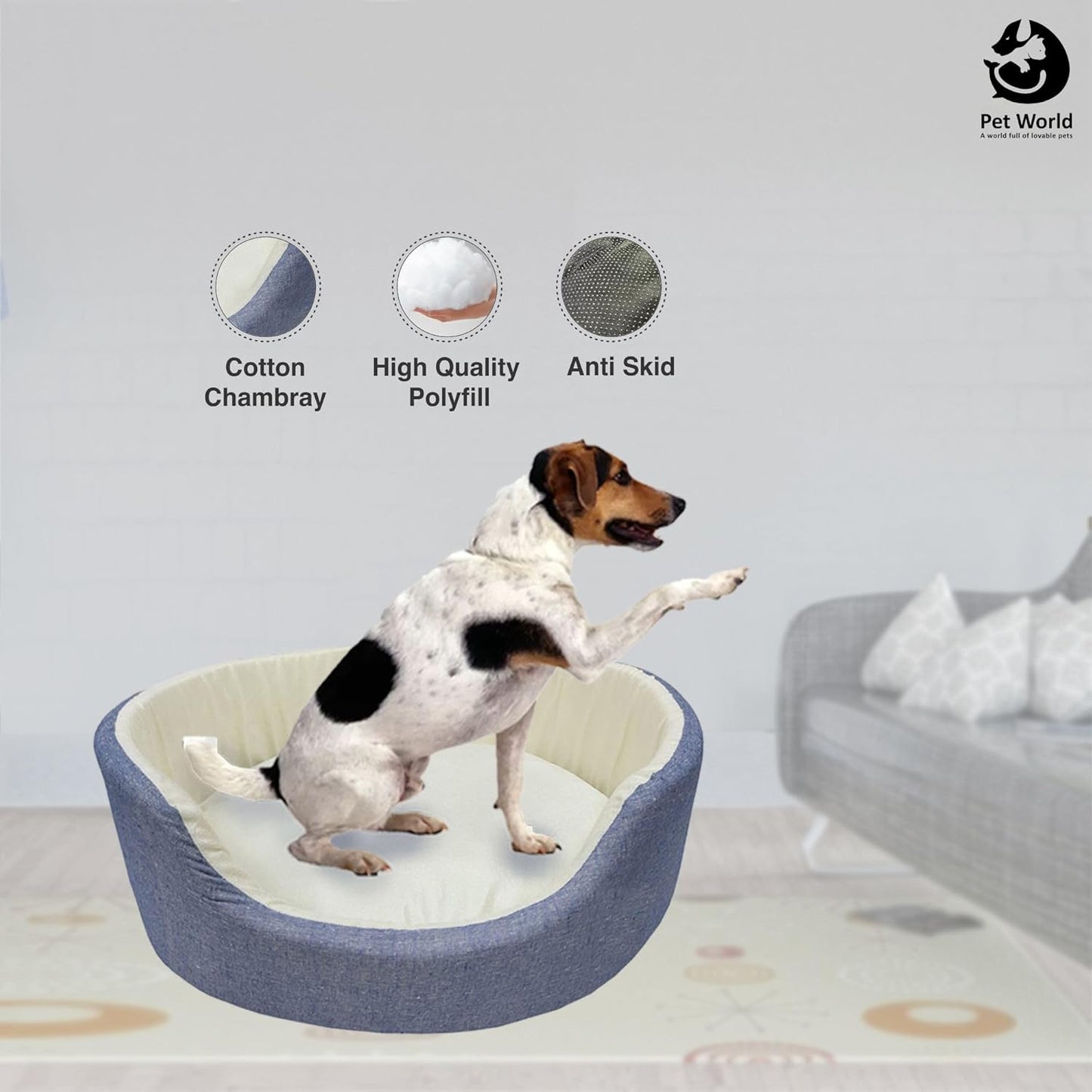 Features of Fox Style Fleece Bed