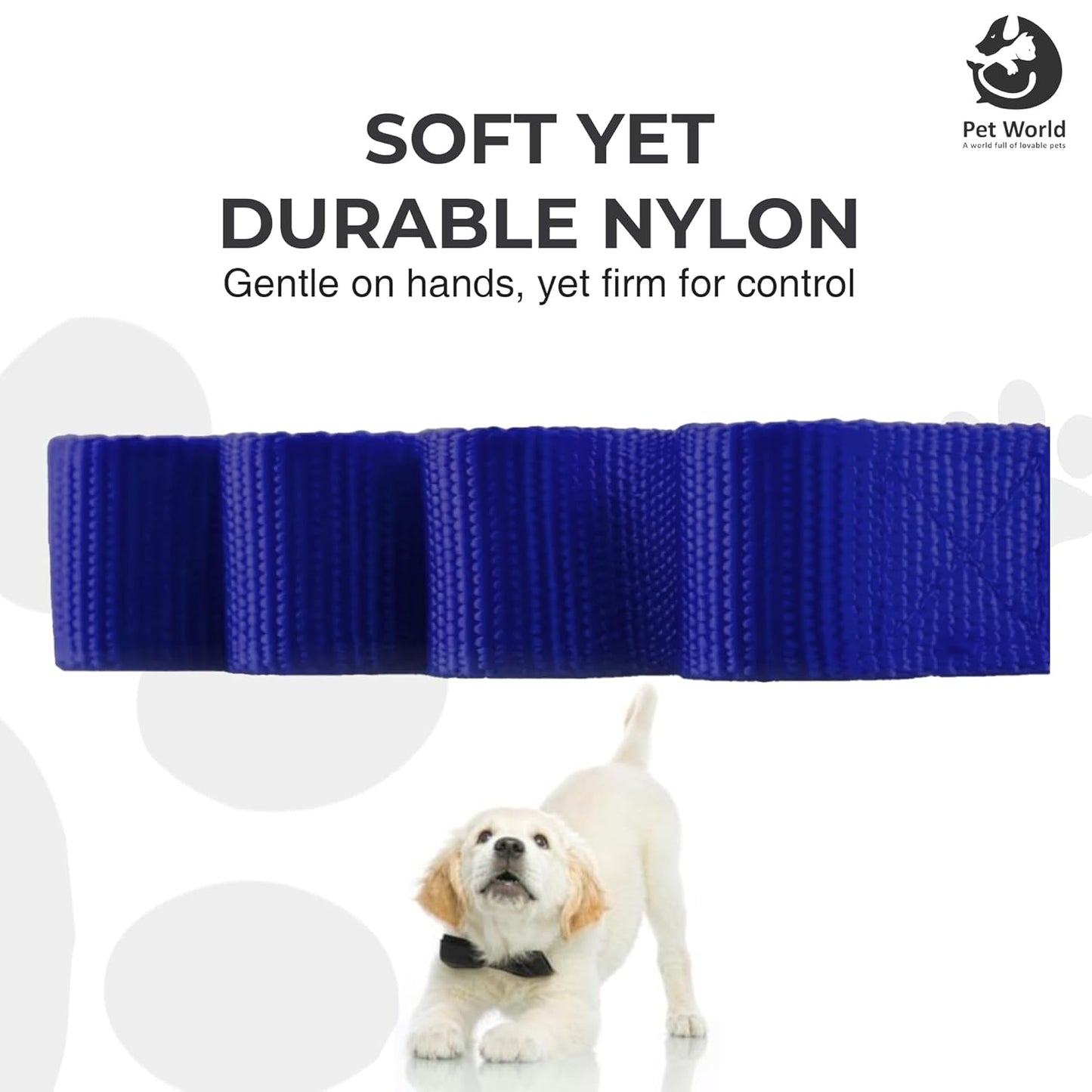 Tailworld Soft Nylon Dog Harness - Blue