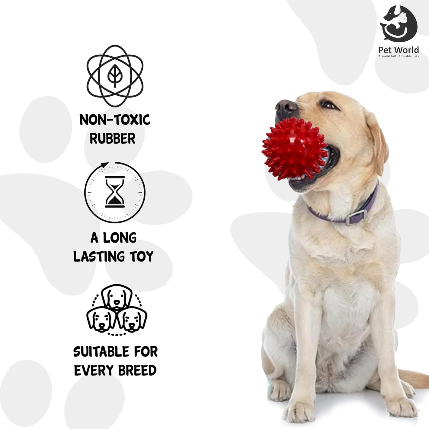 Non Toxic Rubber Spike Ball