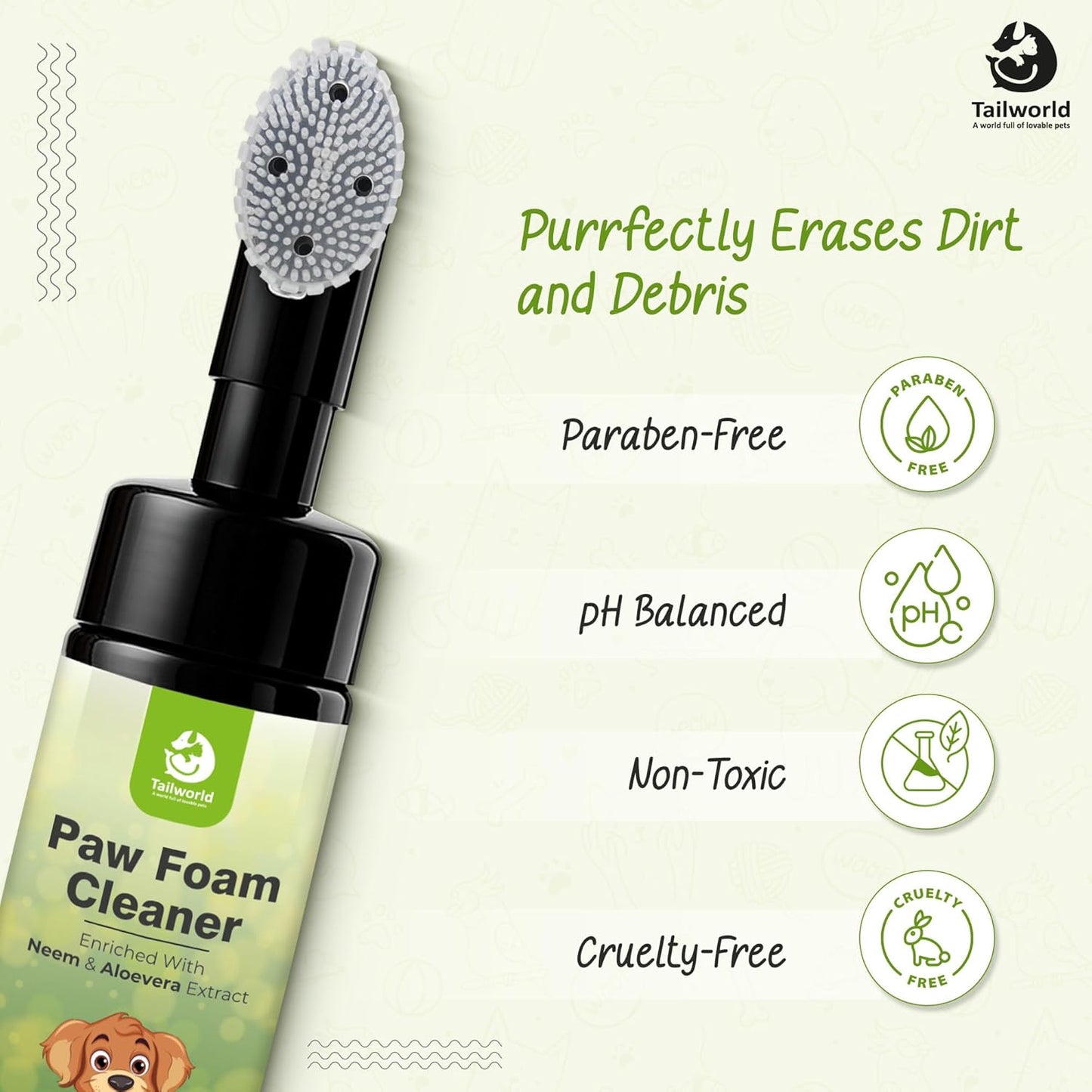 Tailworld Paw Foam Cleaner