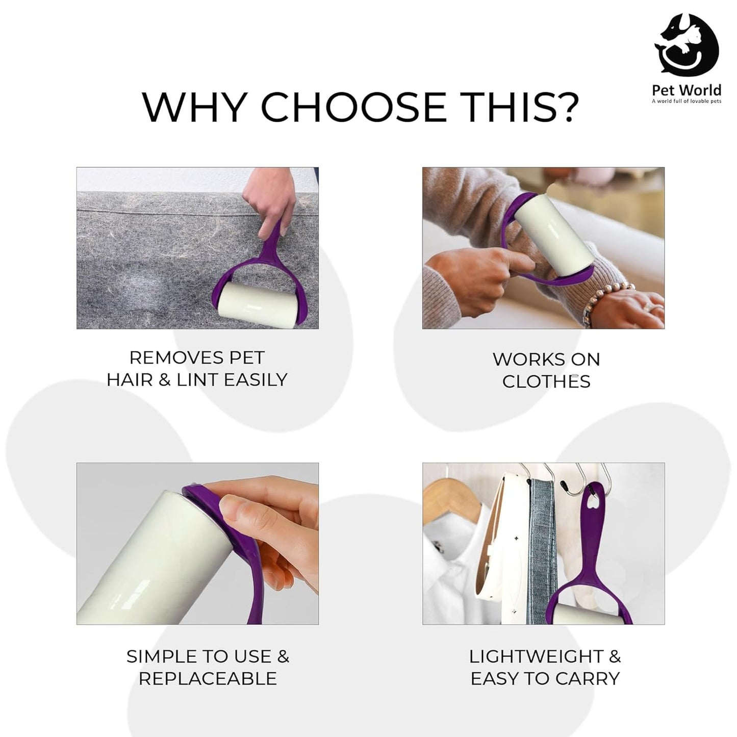 Tailworld Comfort Lint Roller