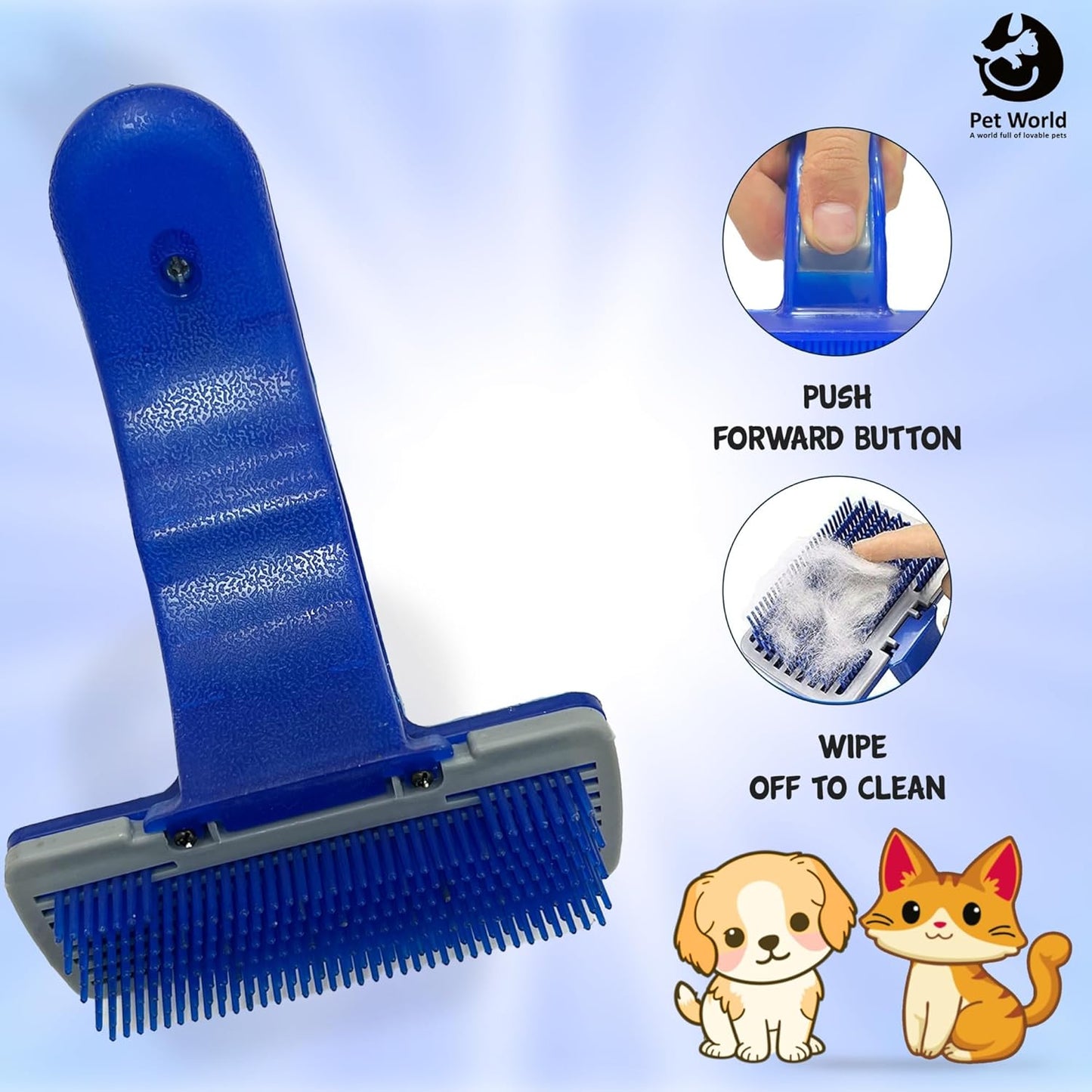 how to use pet plastic self clean slicker