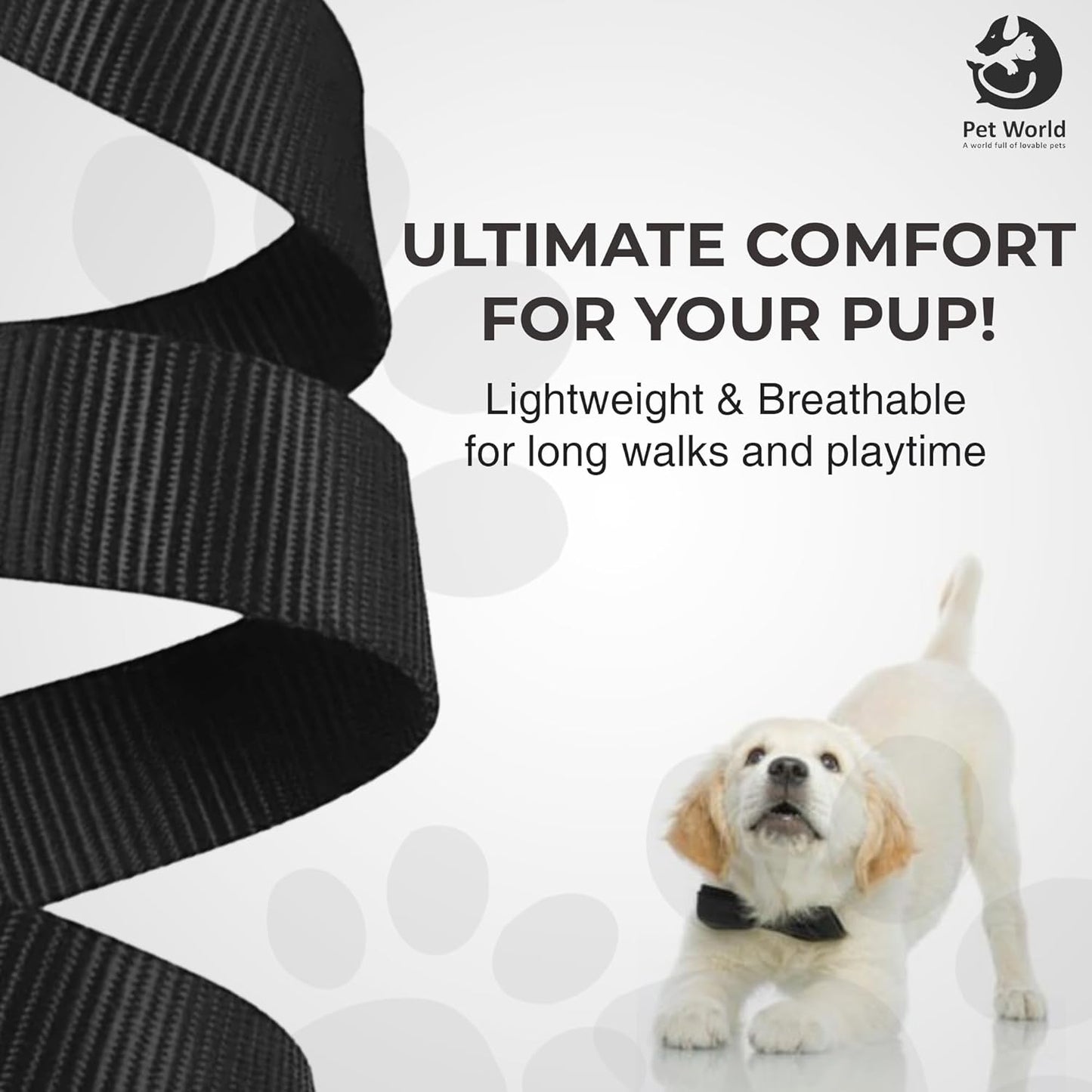 Tailworld Nylon Dog Harness - Black