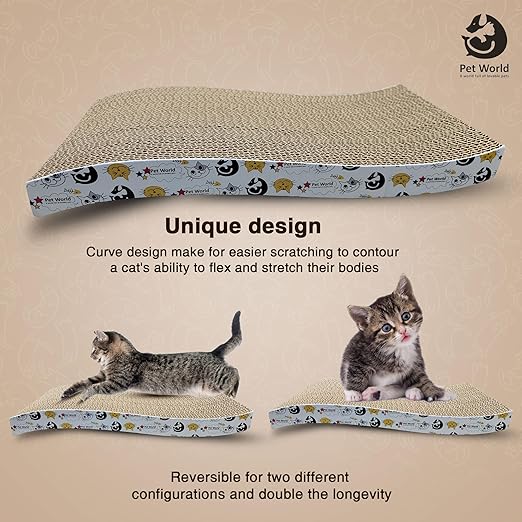 wave shape cat scratcher