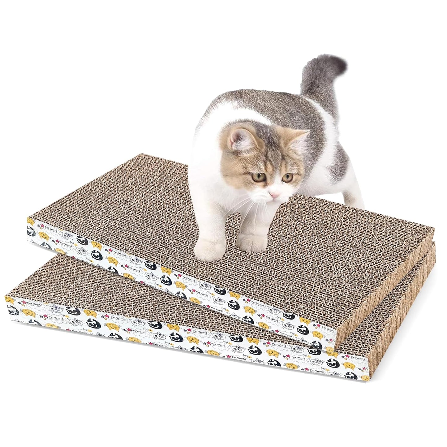 Tailworld Cat Scratcher Wide With Catnip