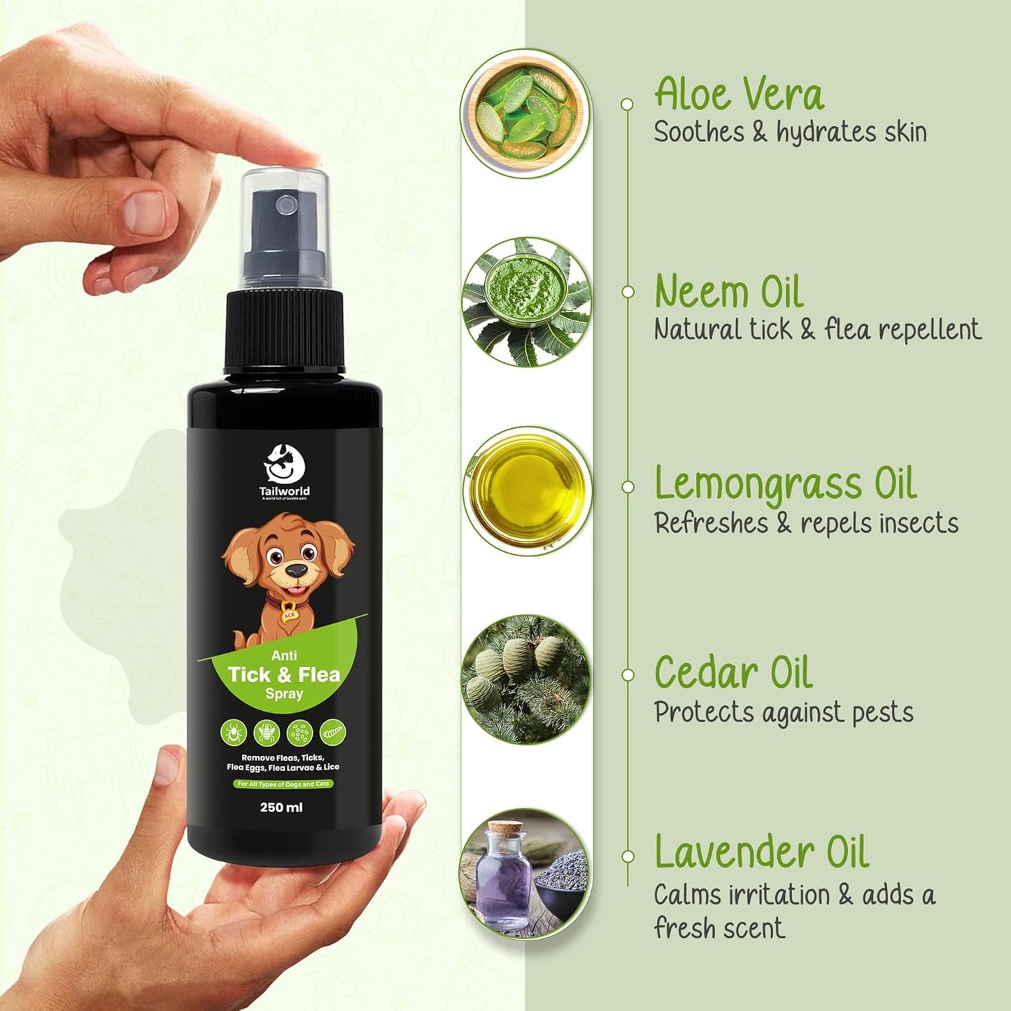Tailworld Anti-Tick & Flea Spray