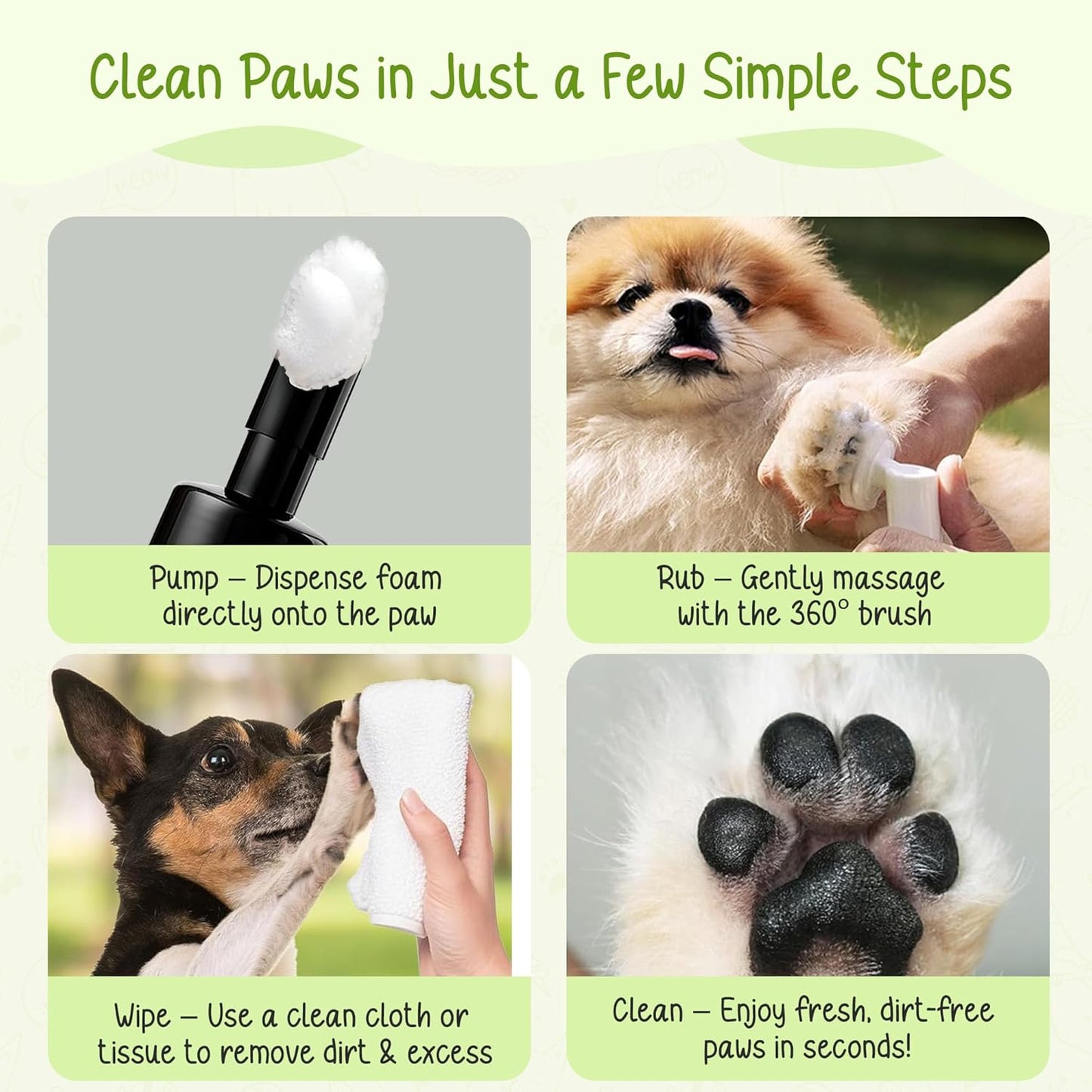 Tailworld Paw Foam Cleaner