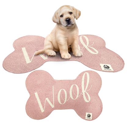 Tailworld Bone Shape Cotton pet mat- Woof