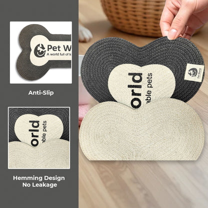 Tailworld Bone Shape Cotton pet mat