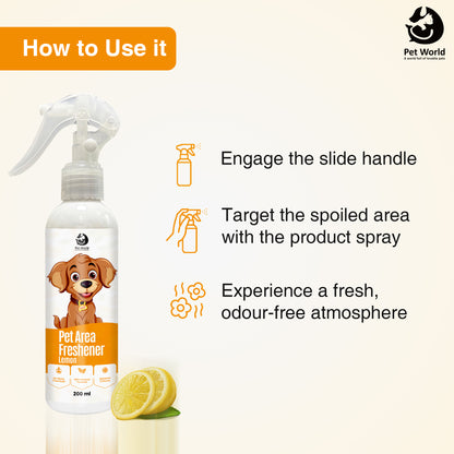 how to use dog air freshener