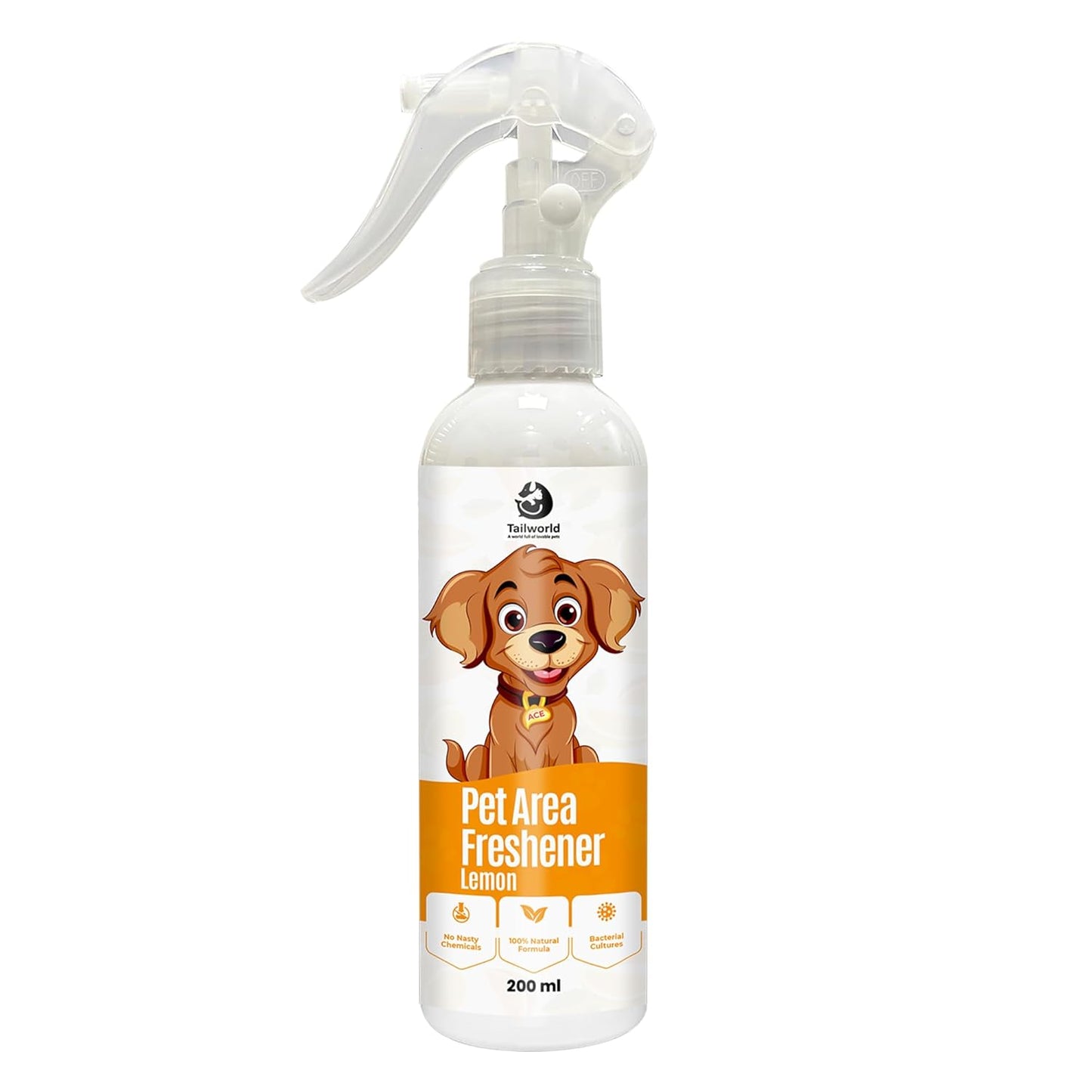 Tailworld Pet Area Freshener with Fragrance of Lemon (200ml)