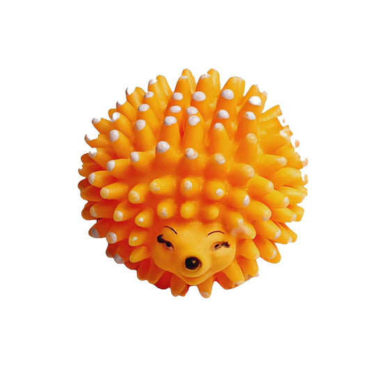 Tailworld Vinyl Hedgehog Chew Ball Toy for Dogs