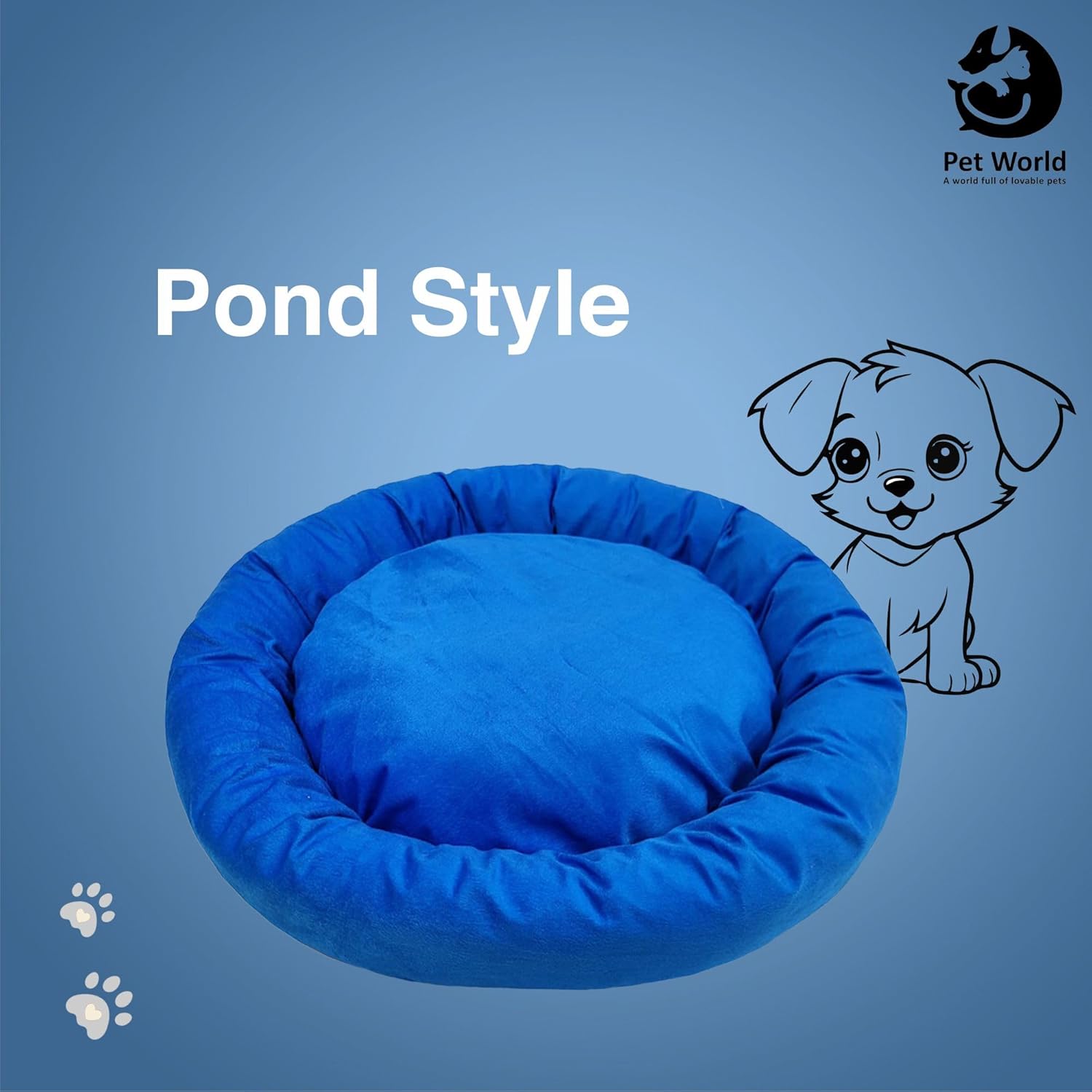 pond style dog bed