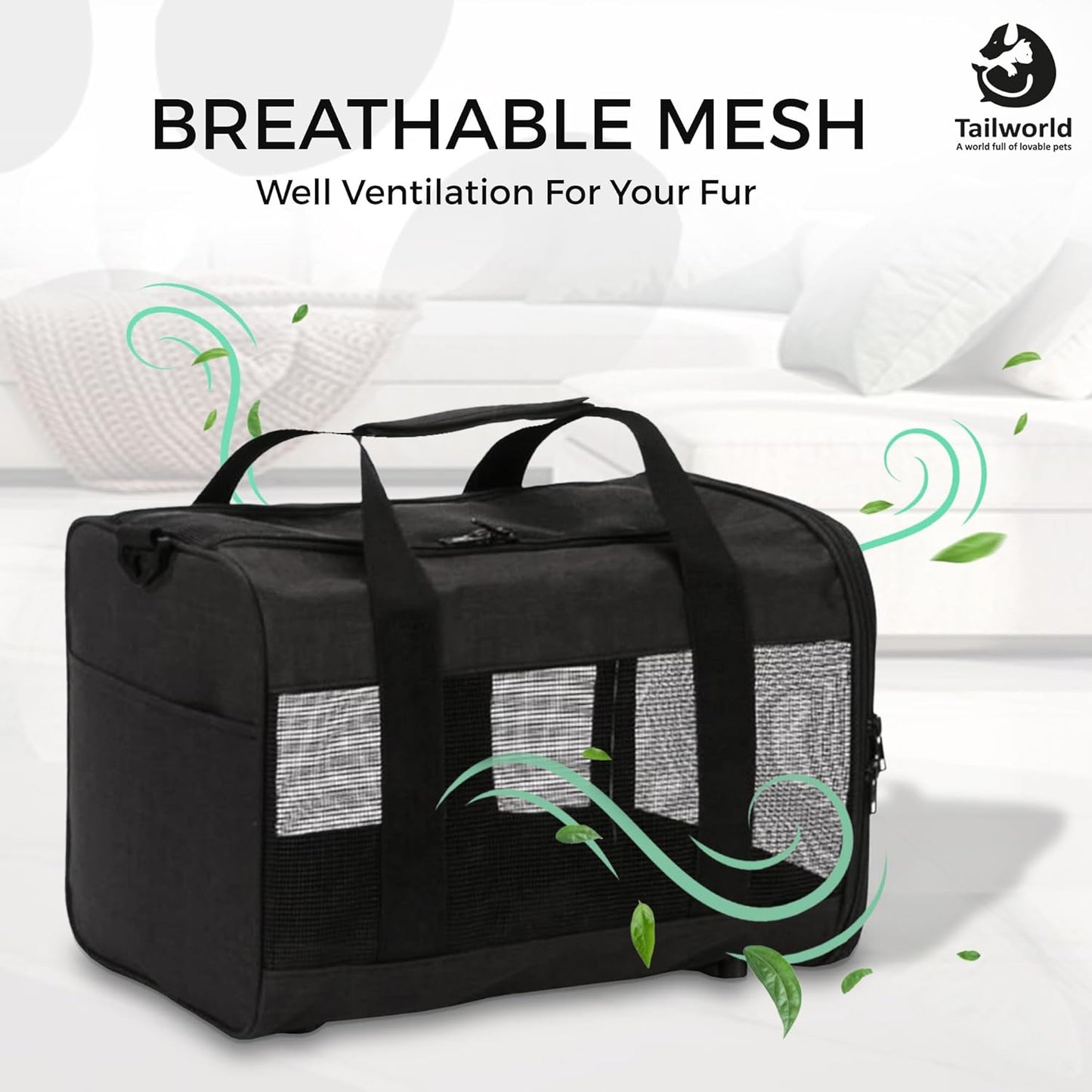 Tailworld Soft-Sided Pet Carrier Bag
