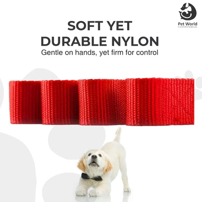 Tailworld Soft Nylon Dog Harness - Red