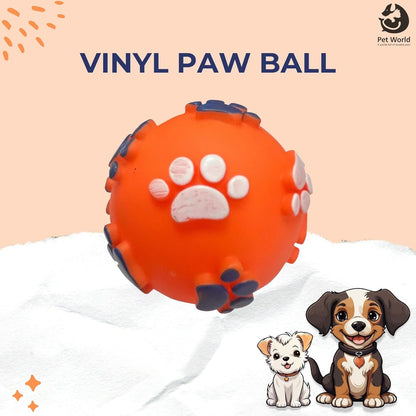 Tailworld Vinyl PAW Dog Ball
