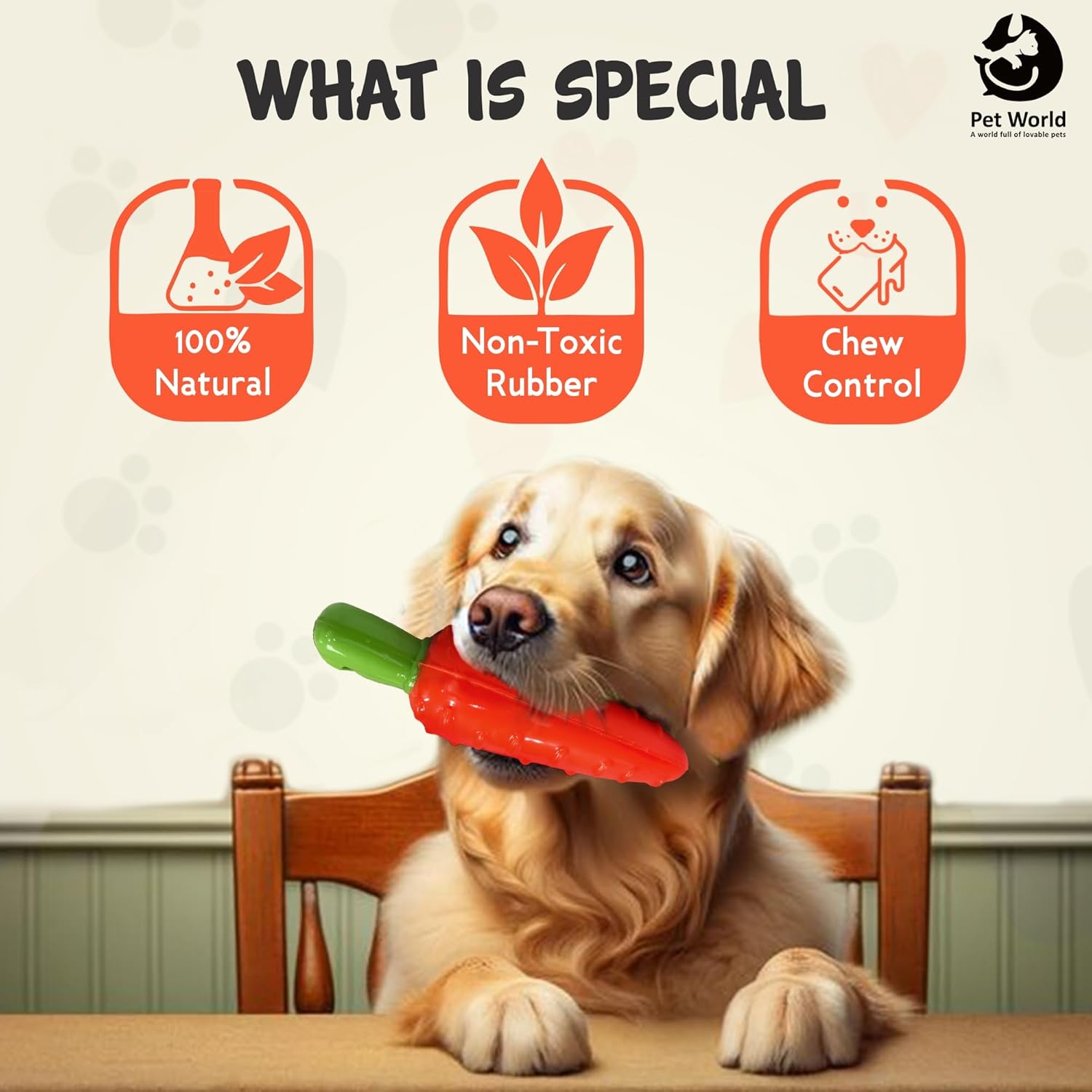 carrot toy for dogs
