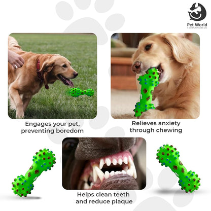 Tailworld Vinyl Spike Dumbell Dog Toy