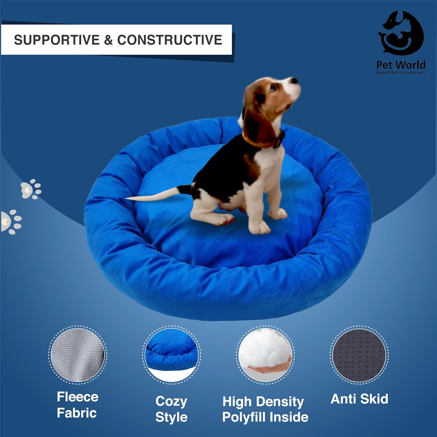 supportive & constructive dog bed