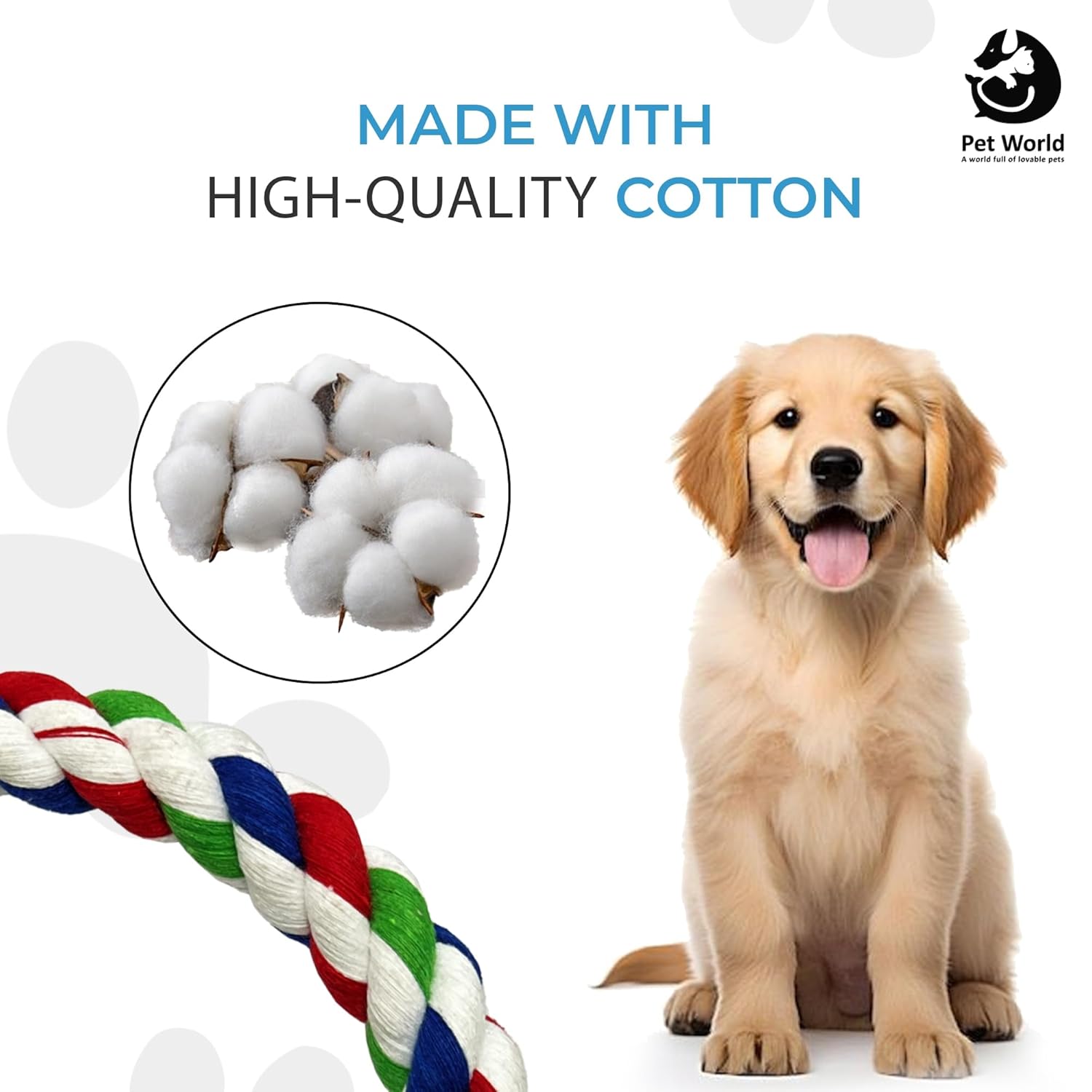 high quality cotton disk for dogs