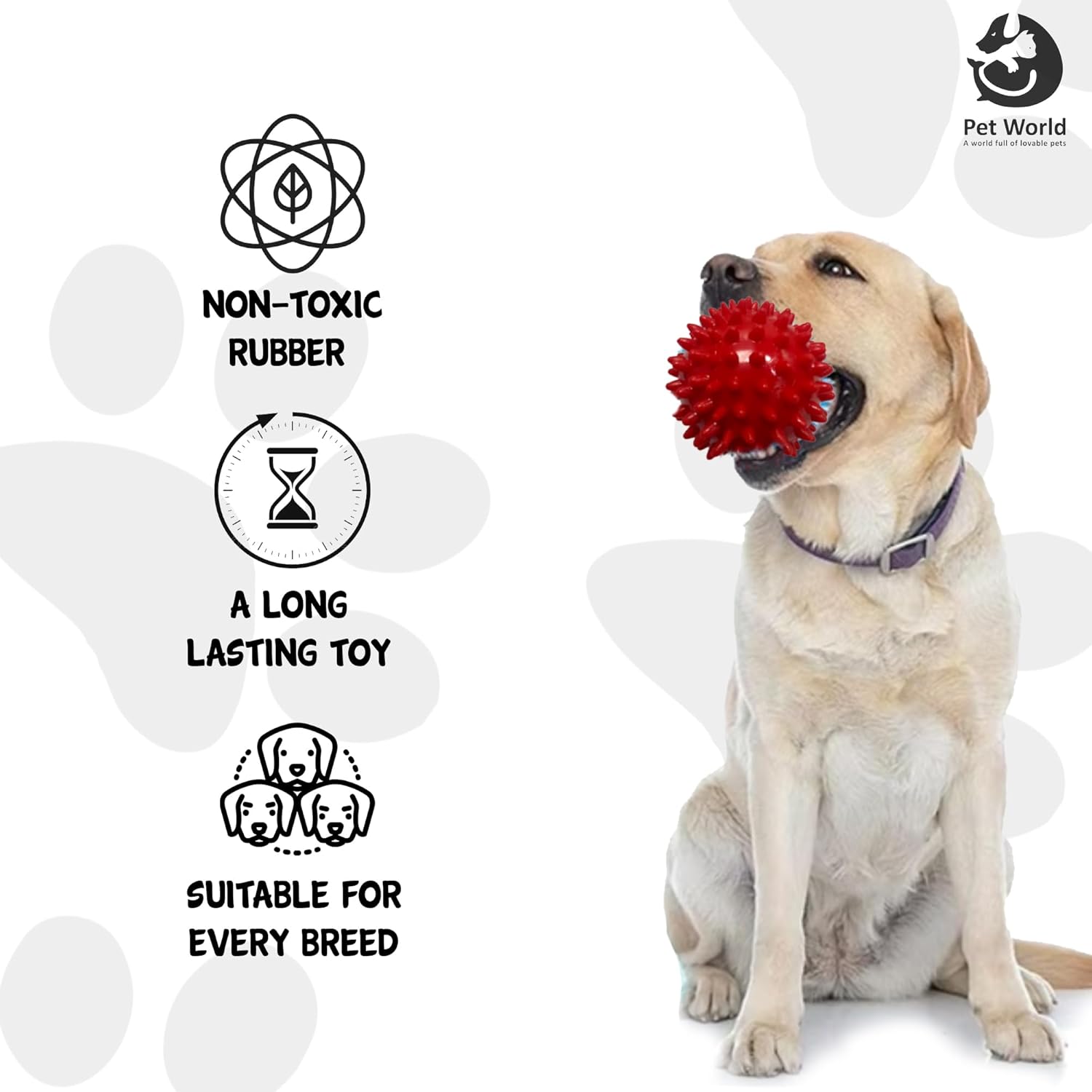 Non Toxic Rubber Spike Ball