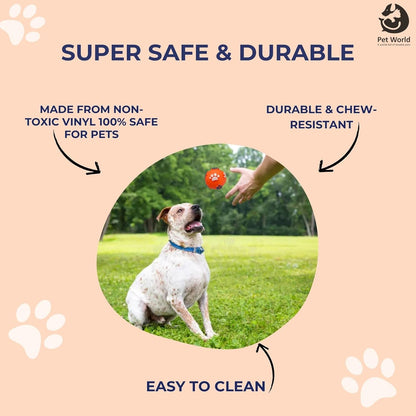 Tailworld Vinyl PAW Dog Ball