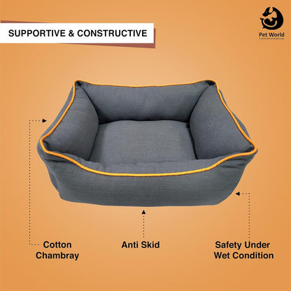 buy anti skid pet bed
