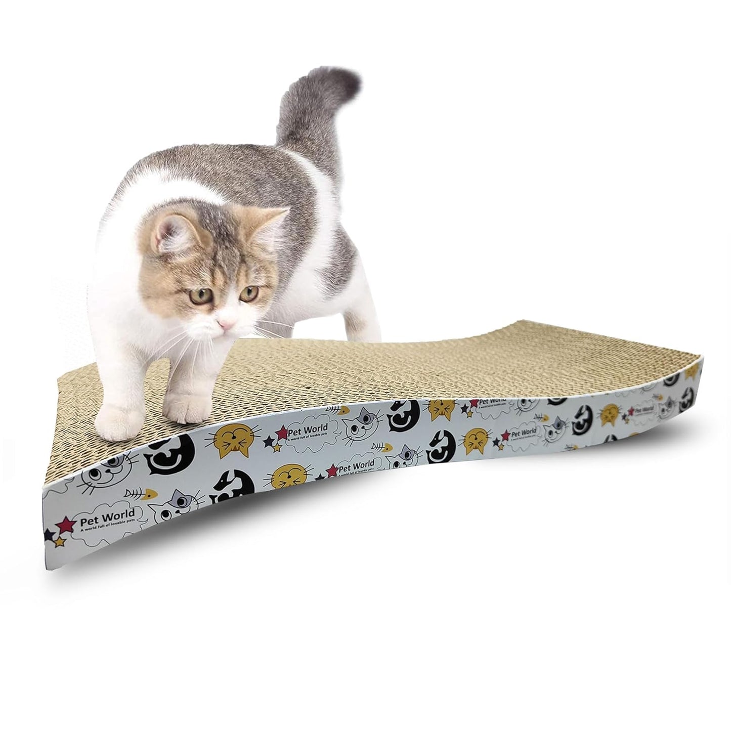 Tailworld Cat Scratcher Reversible Shallow with Catnip