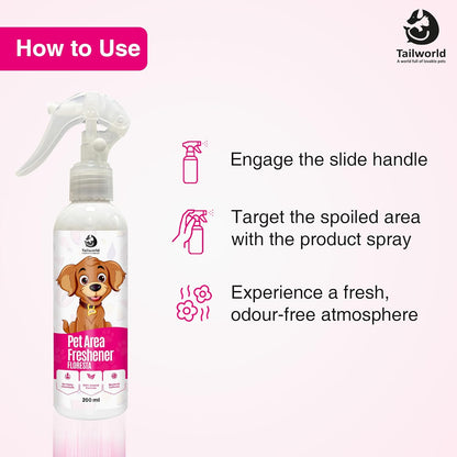 Tailworld Pet Area Freshener with Fragrance of Floresta (200ml)