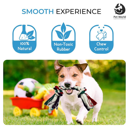 Tailworld Cotton Bone Ball for Small Dogs