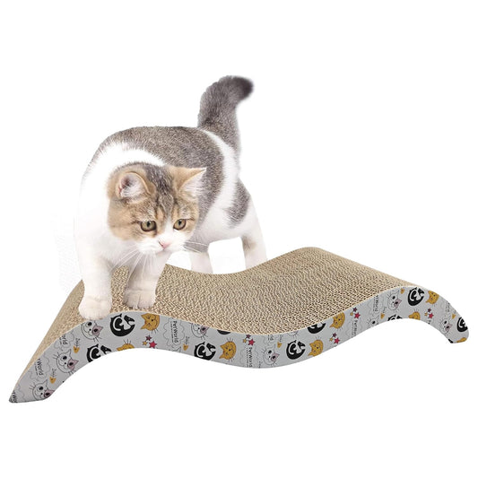Tailworld Cat Scratcher Double Wave with Catnip