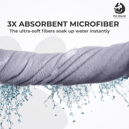 3x absorbent pet towel