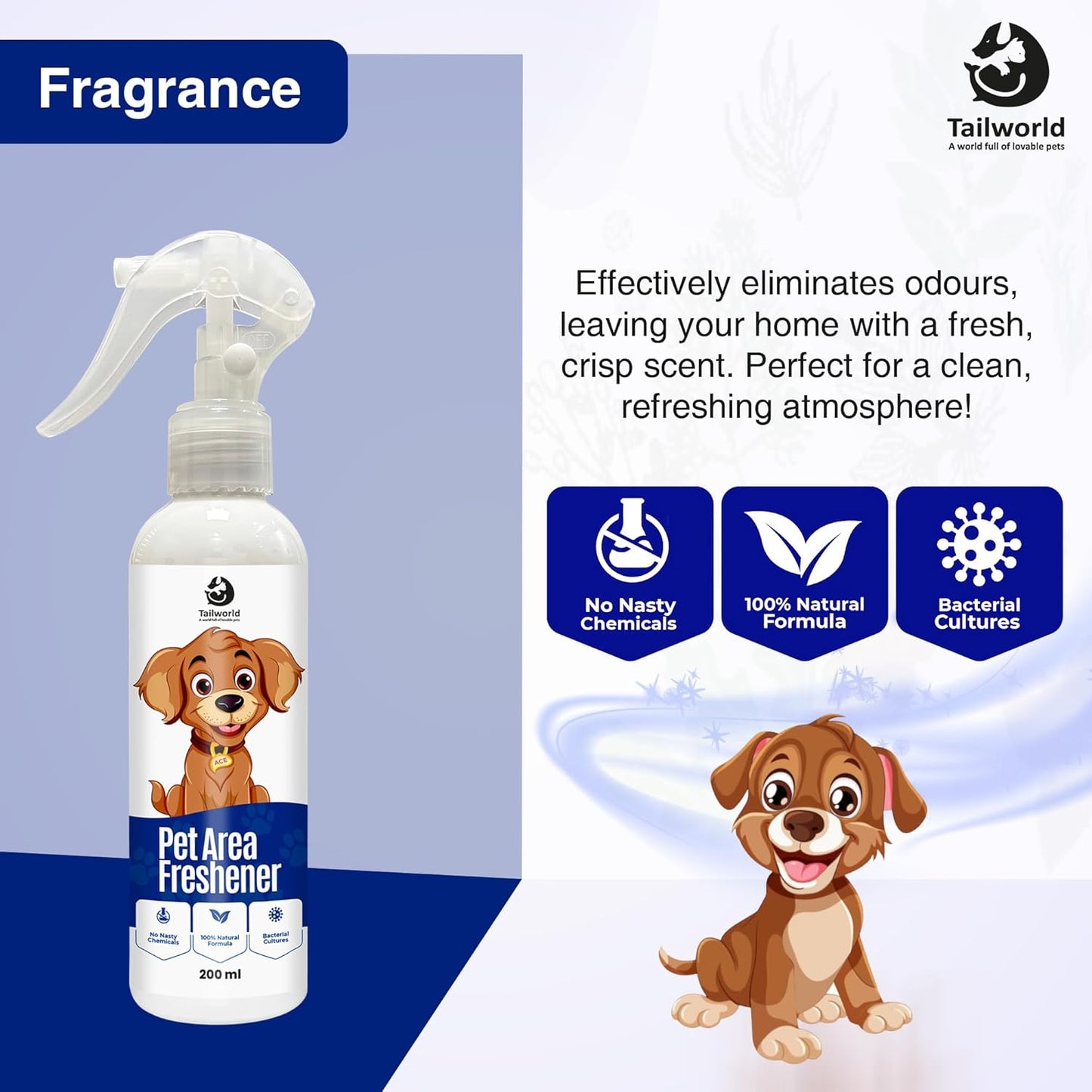 Tailworld Pet Area Freshener - No Flavour (200ml)