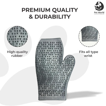 premium quality rubber glove for pets