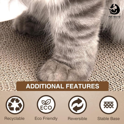 Tailworld Cat Scratcher Wide Shallow with Catnip (Small & Large)