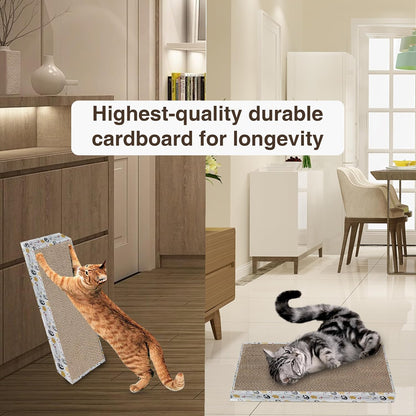 Tailworld Cat Scratcher with Tray & Catnip