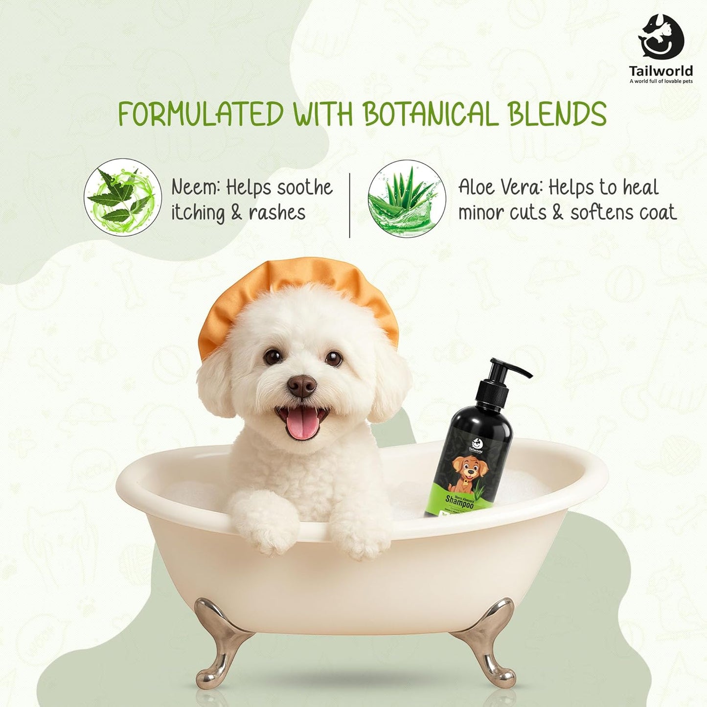 Tailworld Neem Aloe vera Shampoo