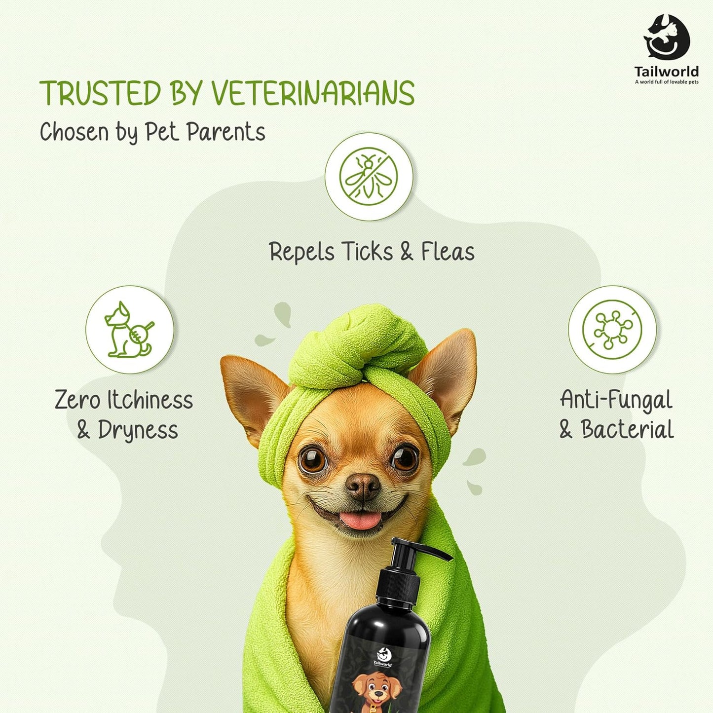 Tailworld Neem Aloe vera Shampoo